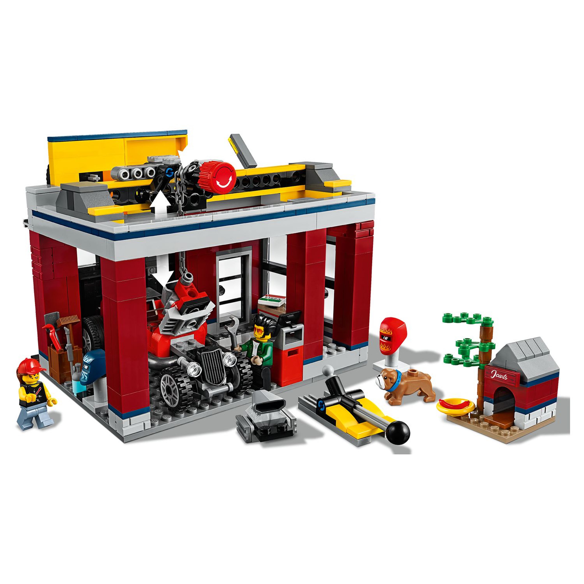 Voir la diapositive 7 : LEGO City 60258 - L'Atelier de Tuning