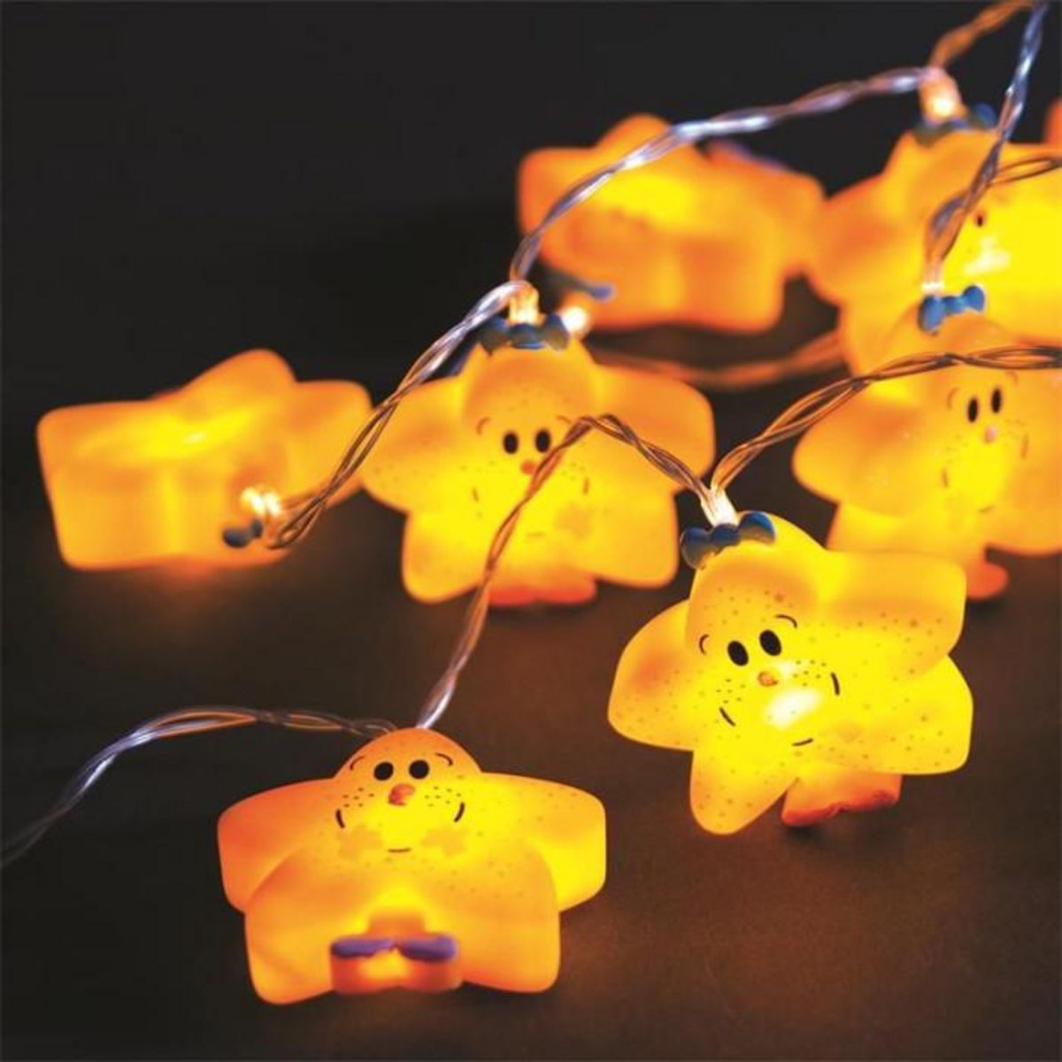 Paris Prix Guirlande Lumineuse  Monsieur & Madame®  130cm Jaune