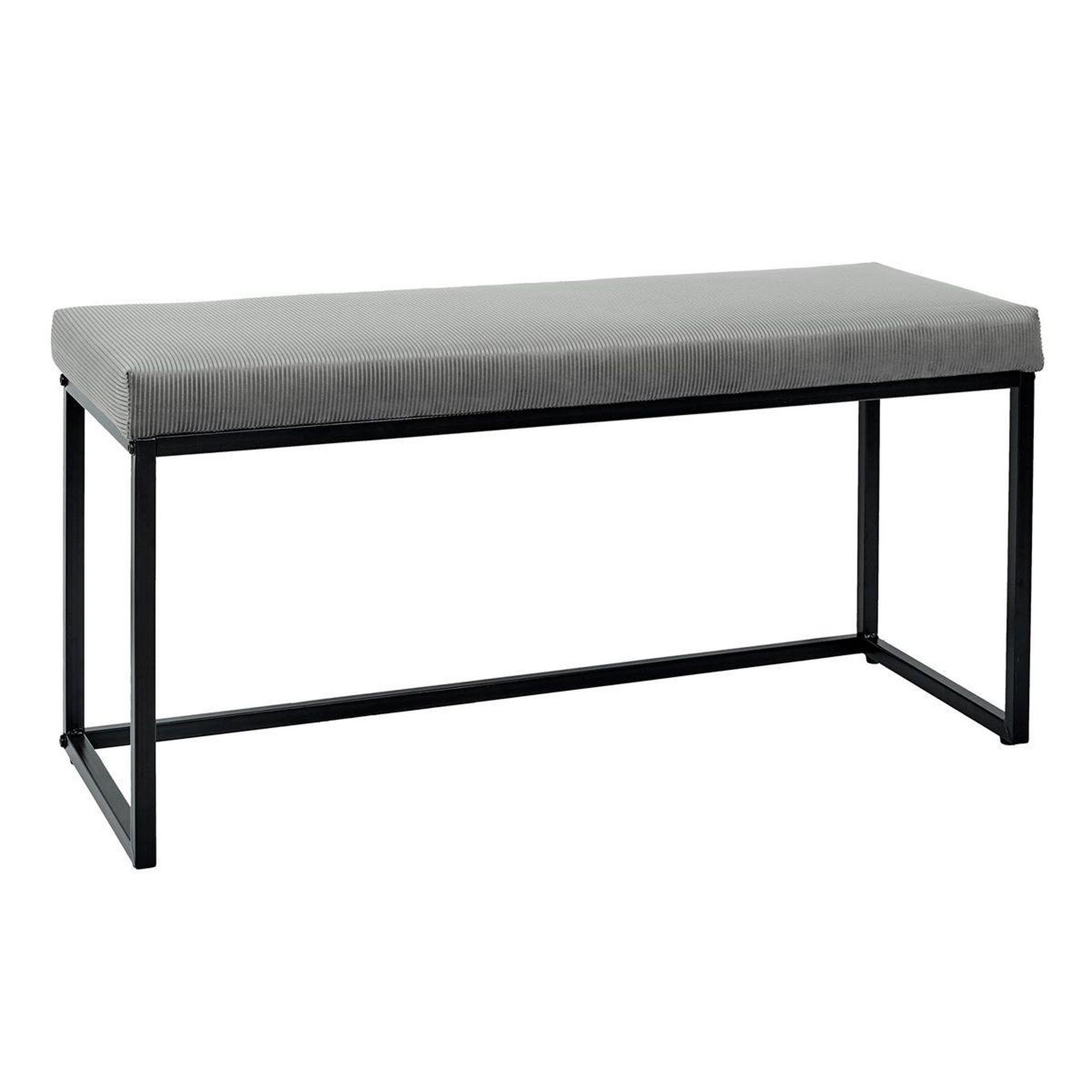 Voir la diapositive 1 : The Home Deco Factory Banc design  giulia  100cm gris