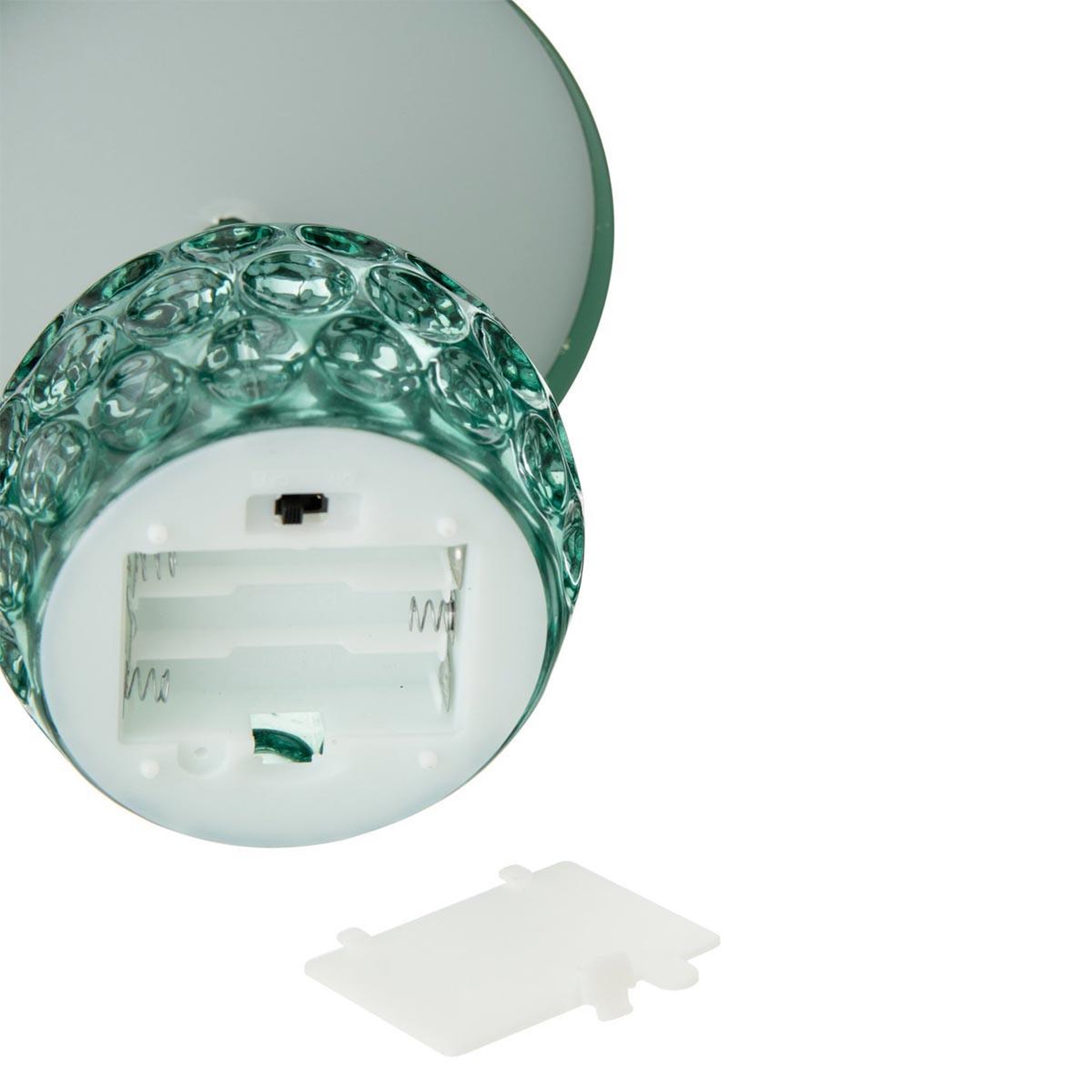 Voir la diapositive 3 : J-LINE Lampe à poser led champignon  fungo  15cm vert foncé