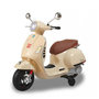 Voir la diapositive 1 : Jamara Ride-on Vespa GTS 125 beige 12V