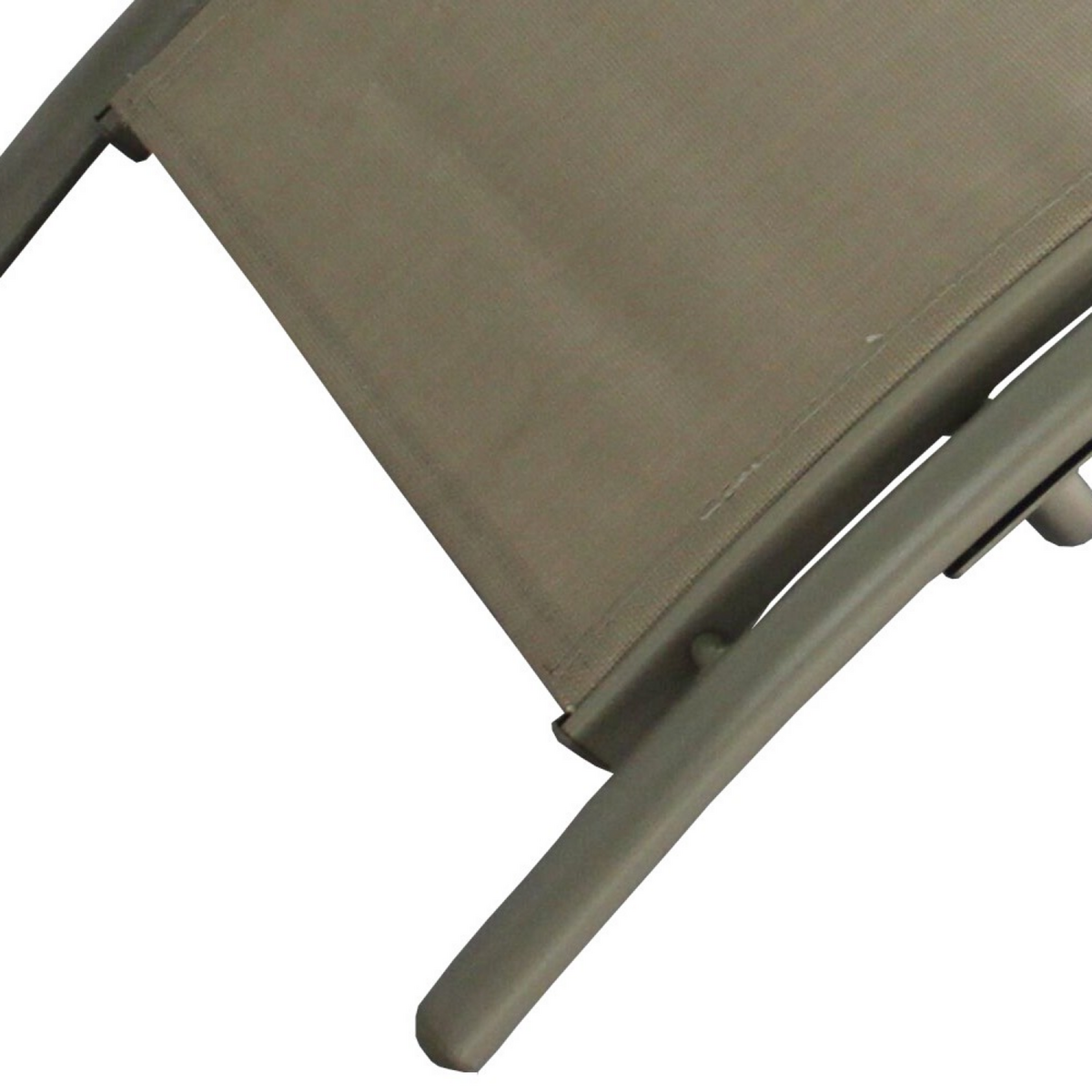 CONCEPT USINE Transat ajustable et empilable avec pieds en acier capuccino LIMEA