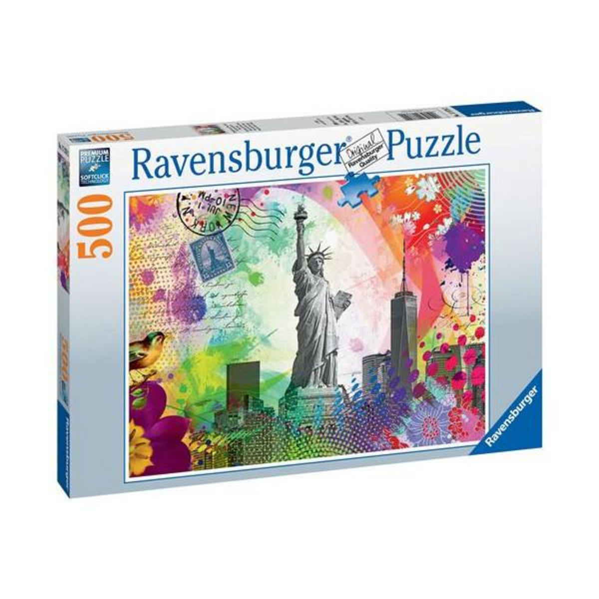 RAVENSBURGER Puzzle 500 pièces Ravensburger Carte postale de New York