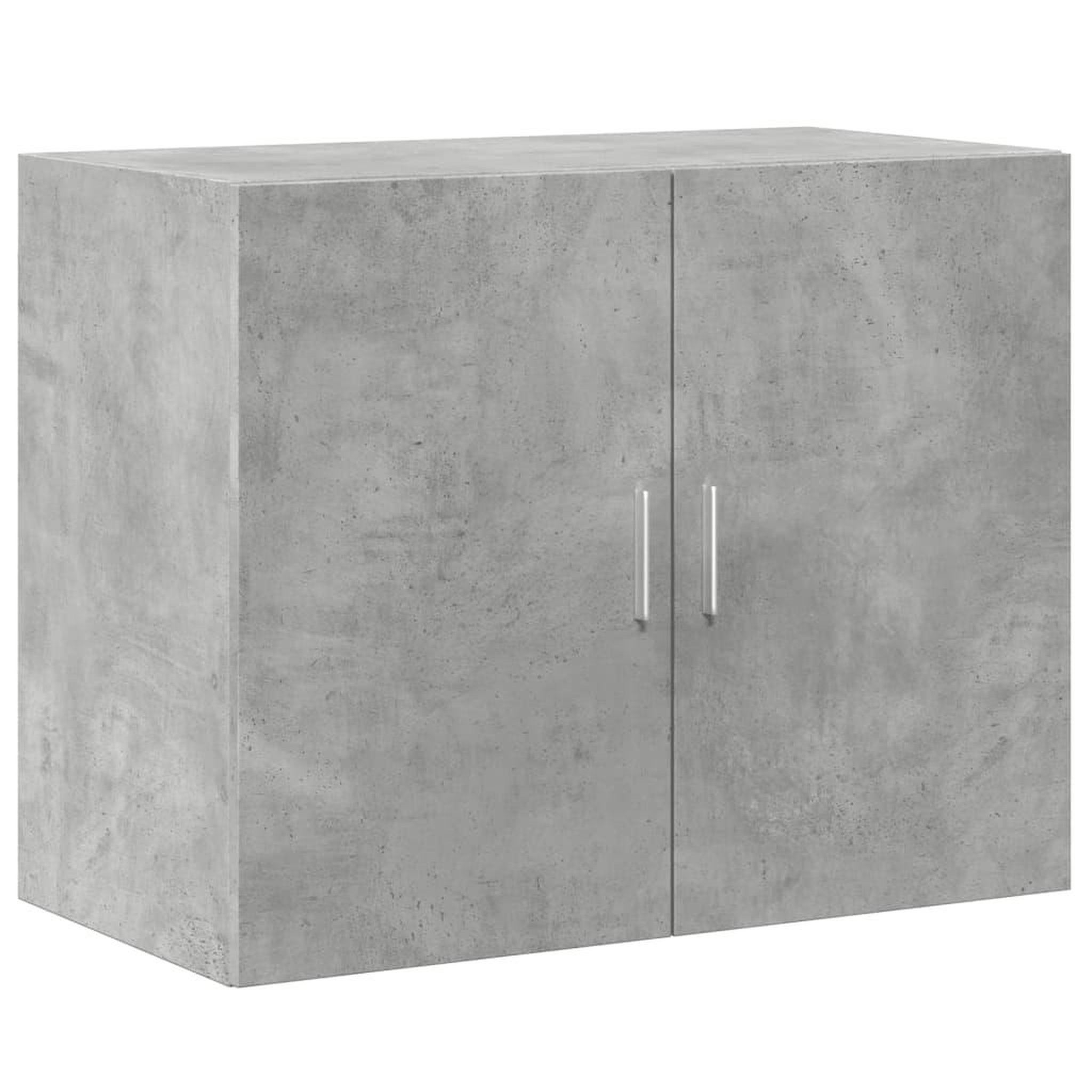 Voir la diapositive 2 : VIDAXL Armoire murale gris beton 80x42,5x64 cm bois d'ingenierie