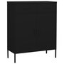 Voir la diapositive 1 : VIDAXL Armoire de rangement Noir 80x35x101,5 cm Acier