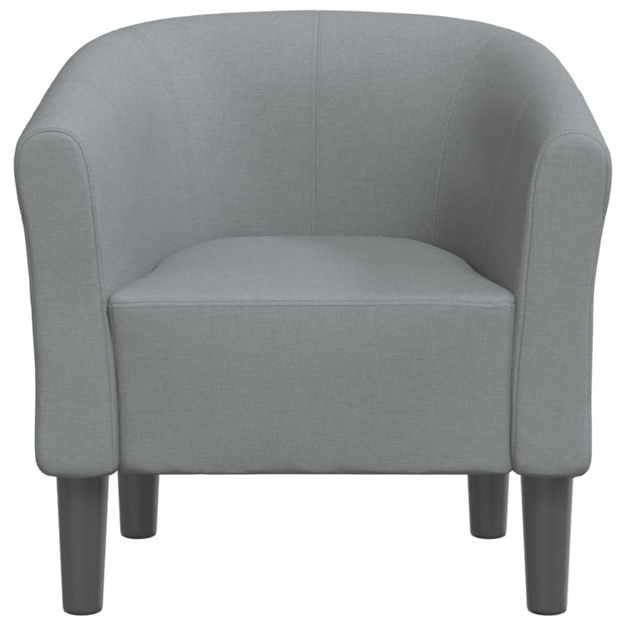 Voir la diapositive 3 : VIDAXL Chaise cabriolet gris clair tissu
