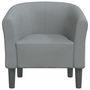 Voir la diapositive 3 : VIDAXL Chaise cabriolet gris clair tissu