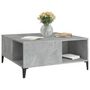 Voir la diapositive 4 : VIDAXL Table basse gris beton 80x80x36,5 cm bois d'ingenierie