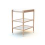 Voir la diapositive 1 : AT4 Table à langer 2 étagères ESSENTIEL en bois