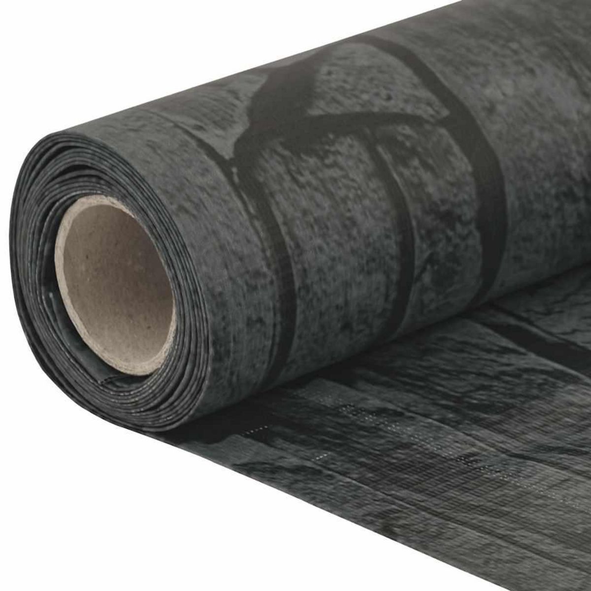 VIDAXL Ecran d'intimite de balcon aspect pierre de rebord gris PVC