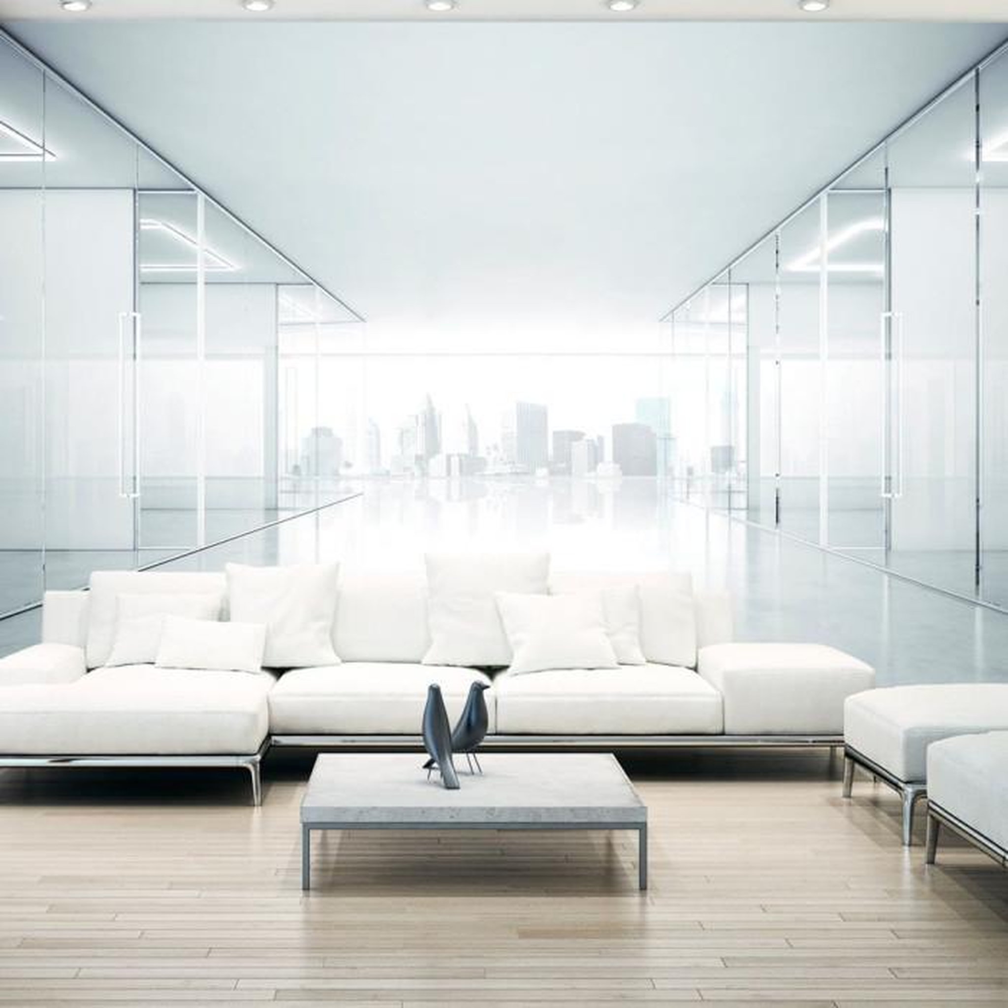 Paris Prix Papier Peint  White City. Coloris disponibles : Multicolore