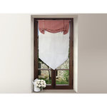 SOLEIL D'OCRE Brise-bise en coton VICHY, jacquard