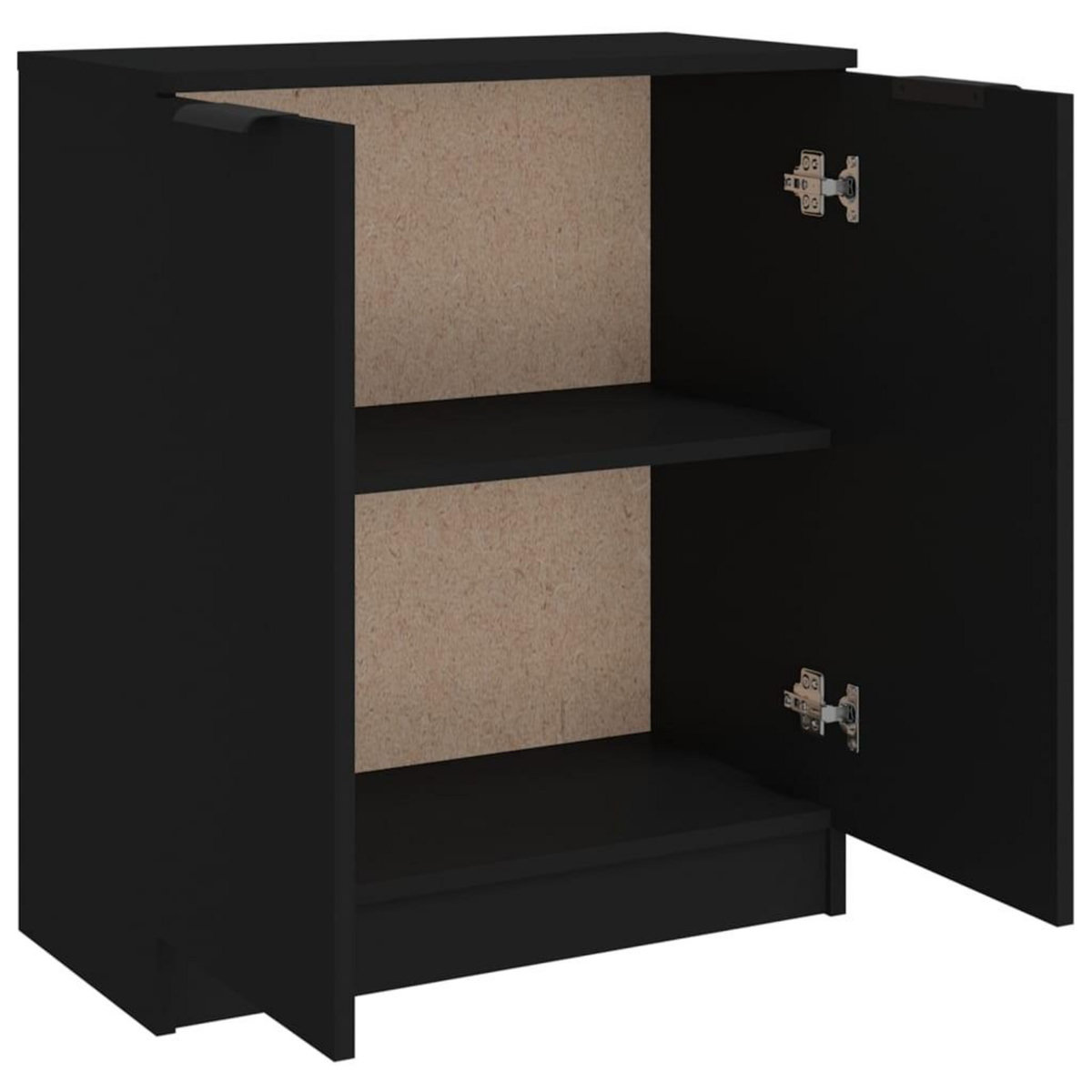 VIDAXL Buffet Noir 60x30x70 cm Bois d'ingenierie