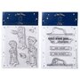  10 Tampons transparents Le Petit Prince Planète et Boa