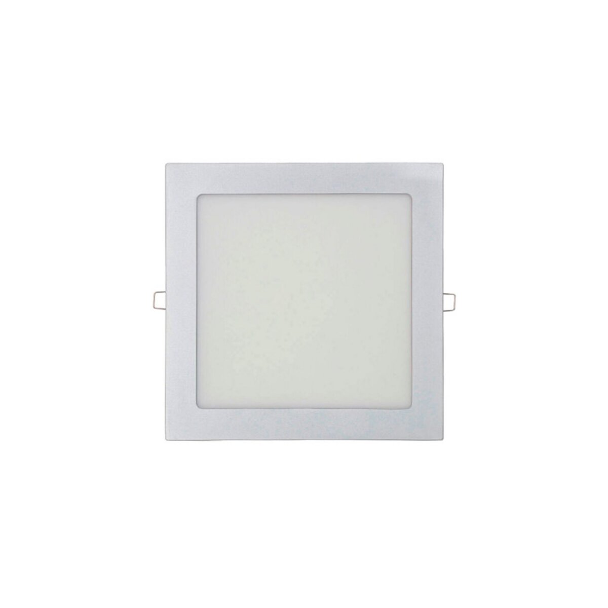 EDM Spot LED carré EDM - 22cm - 20W - 1500lm - 4000K - Cadre chromé - 31585