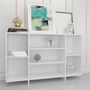 Voir la diapositive 4 : VIDAXL Buffet blanc 120x30x75 cm bois d'ingenierie