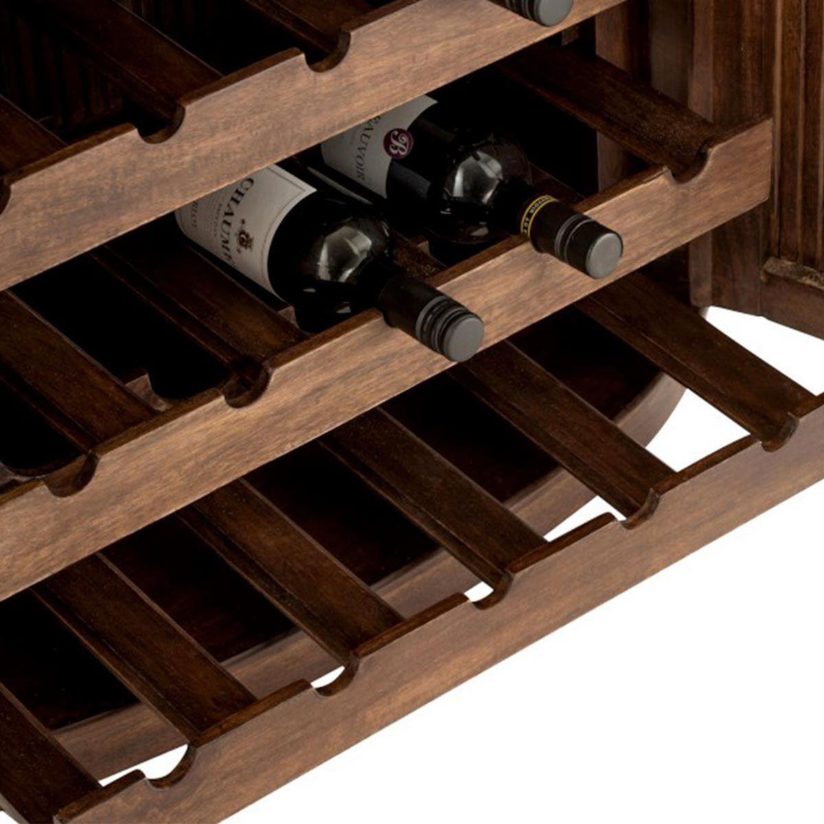 Paris Prix Meuble de Bar Range-Bouteilles  Reyi  164cm Marron