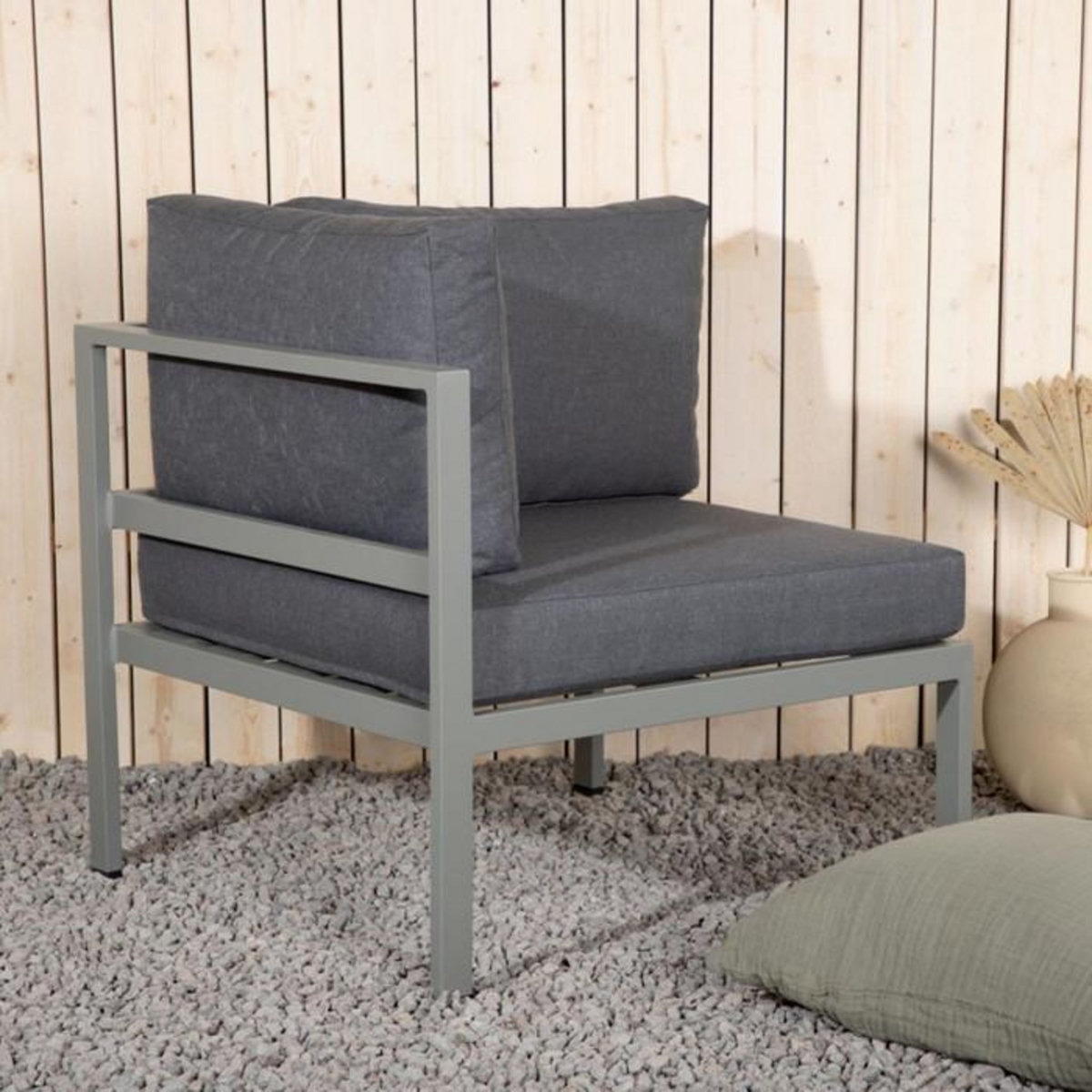 Paris Prix Module Canapé d'Angle de Jardin  Copacabana  74cm Kaki