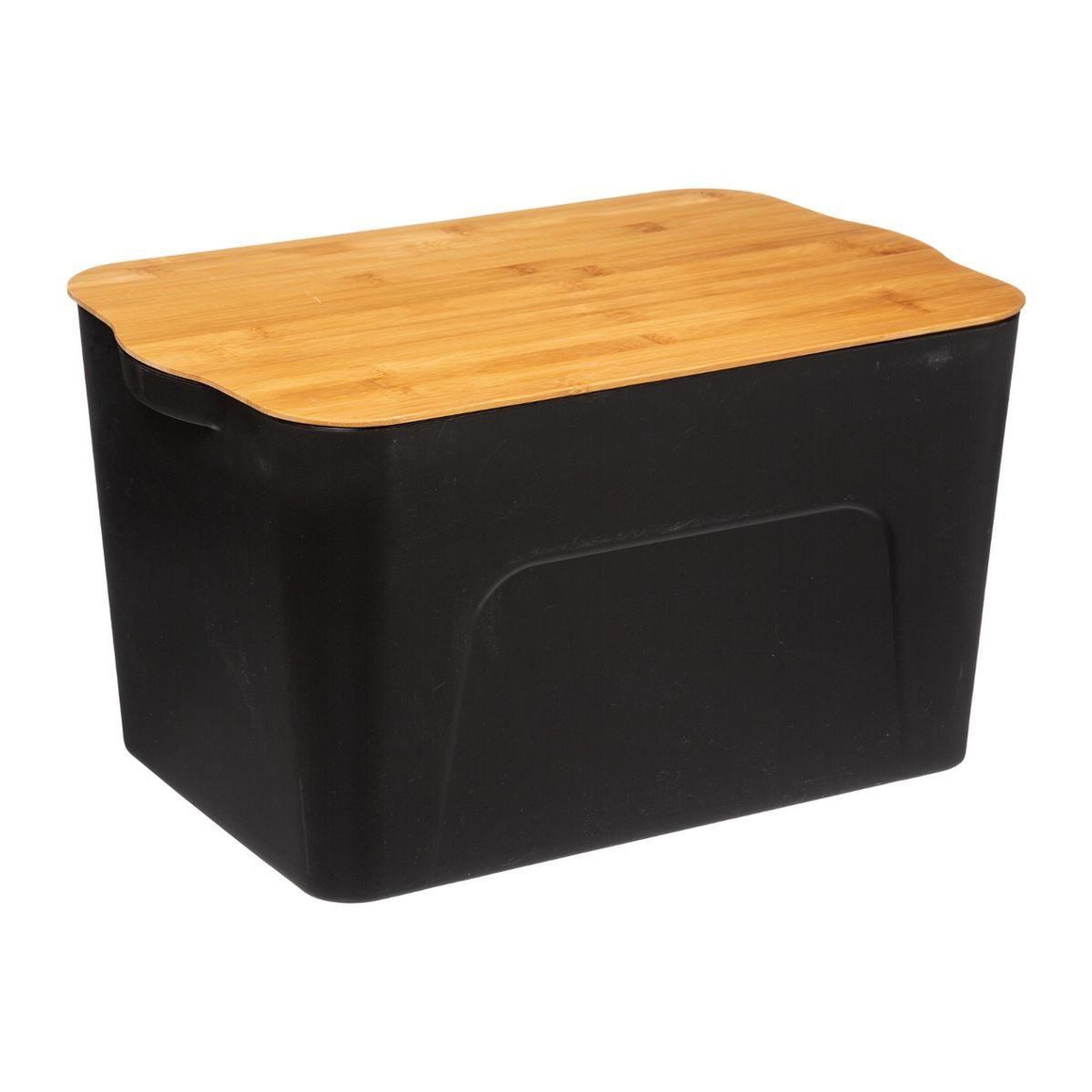 FIVE Boîte de rangement  marco  24l noir & naturel