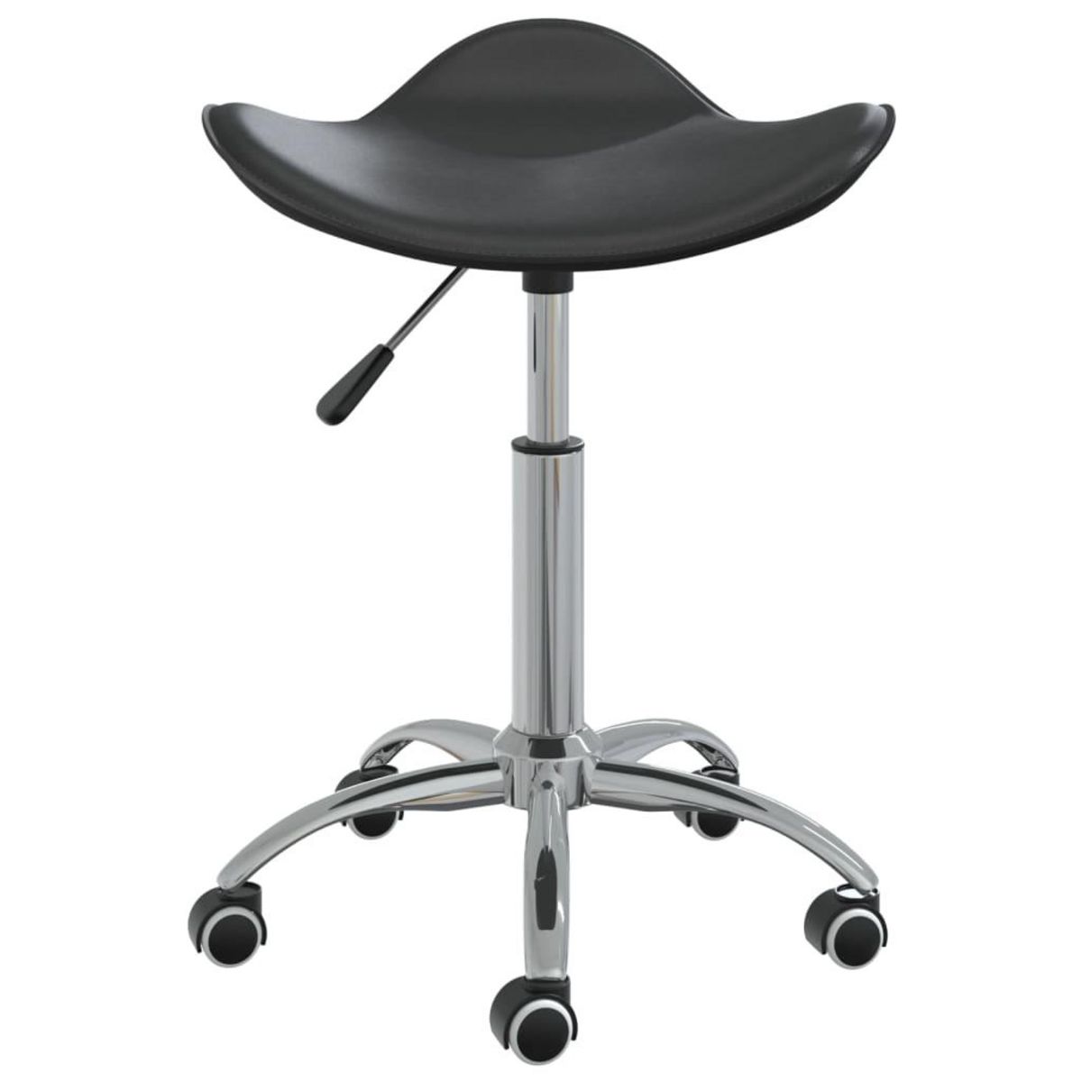 VIDAXL Chaise de bureau Noir Similicuir