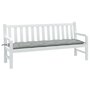 Voir la diapositive 1 : VIDAXL Coussin de banc de jardin gris clair melange 180x50x7 cm tissu
