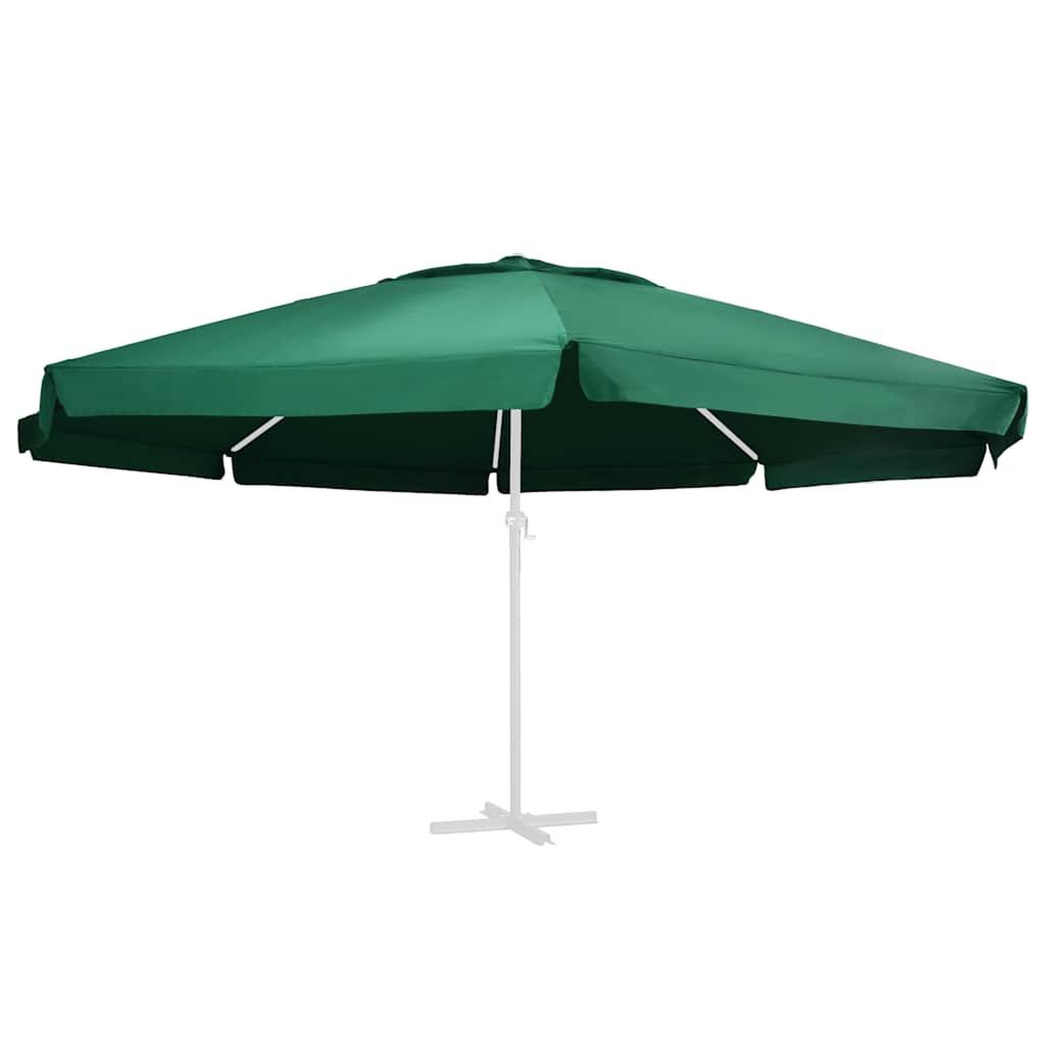 Voir la diapositive 2 : VIDAXL Tissu de remplacement pour parasol d'exterieur Vert 610 cm