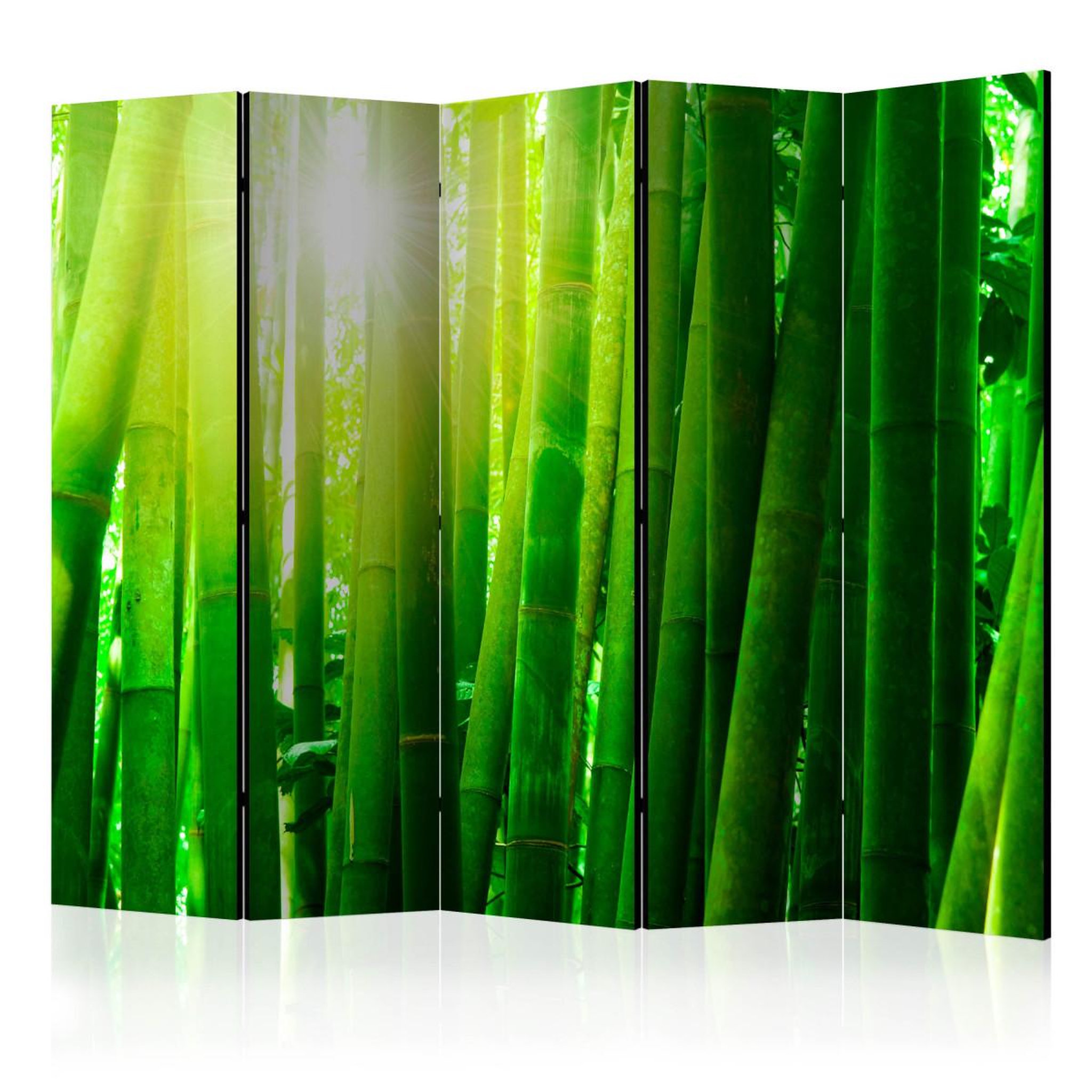 Paris Prix Paravent 5 volets  sun & bamboo ii  172x225cm