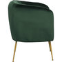 Voir la diapositive 3 : Habitat et Jardin Fauteuil en velours  Diana  - 1 place - Vert