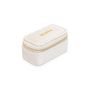 Voir la diapositive 2 : SLOYA Mini boîte à bijoux velours blanc coton