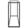 Voir la diapositive 3 : VIDAXL Table console Transparent 120x35x75 cm Verre trempe