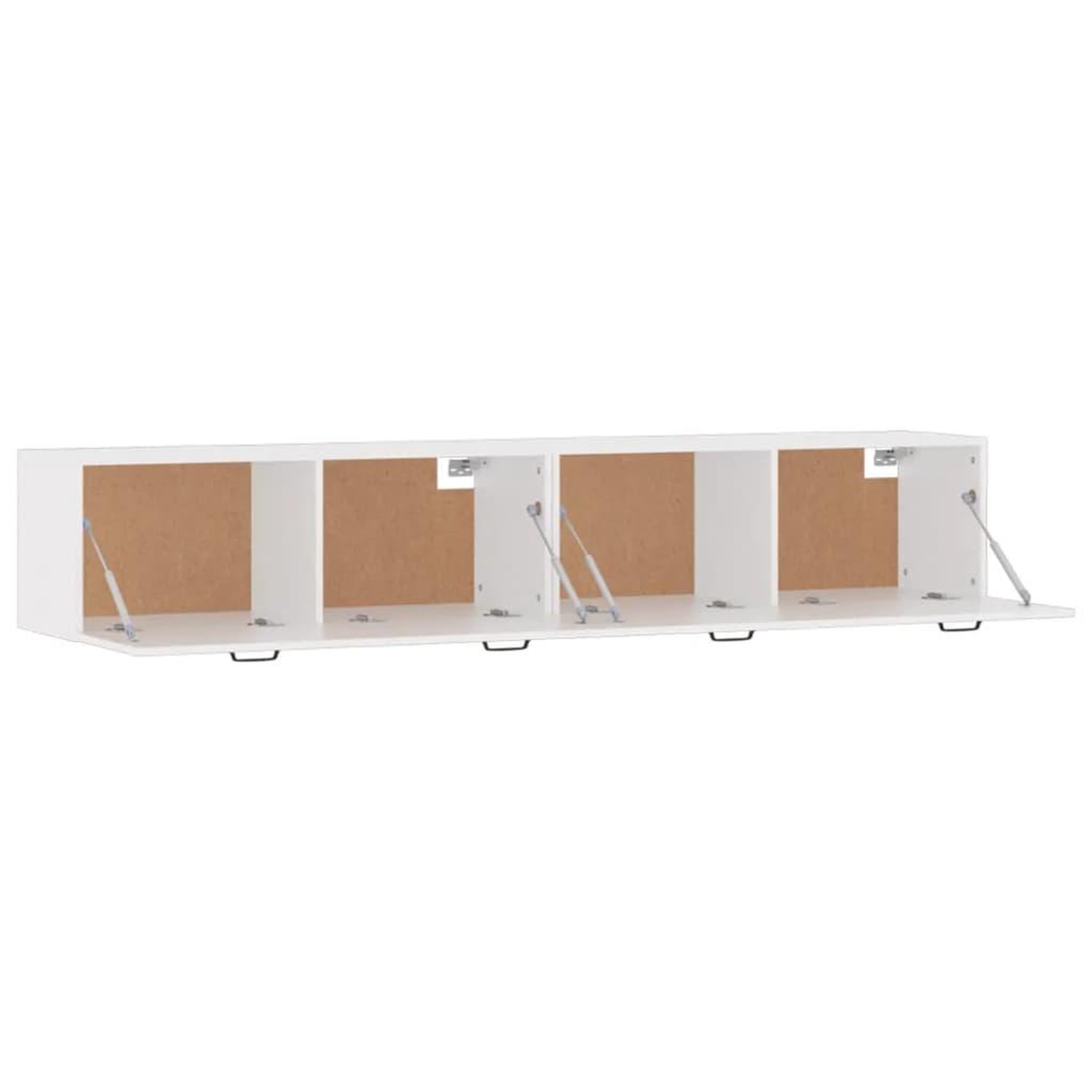 Voir la diapositive 5 : VIDAXL Armoires murales 2 pcs Blanc 100x36,5x35 cm Bois d'ingenierie