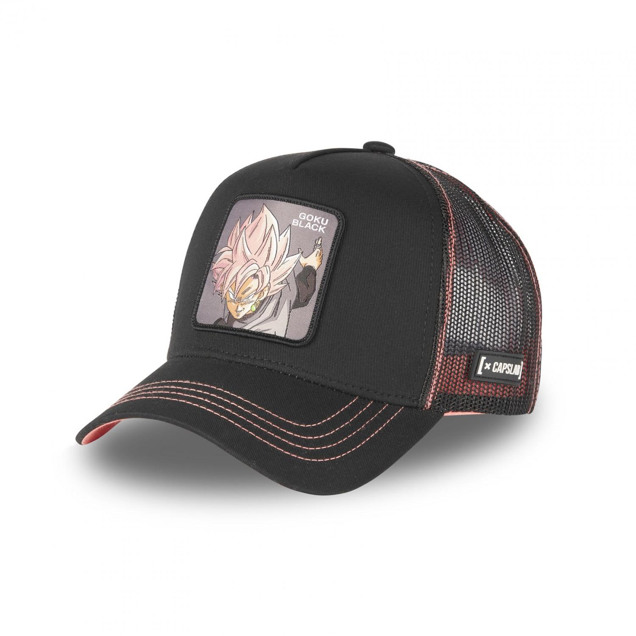 Voir la diapositive 1 : CAPSLAB Casquette trucker avec filet Dragon Ball Super Black Goku