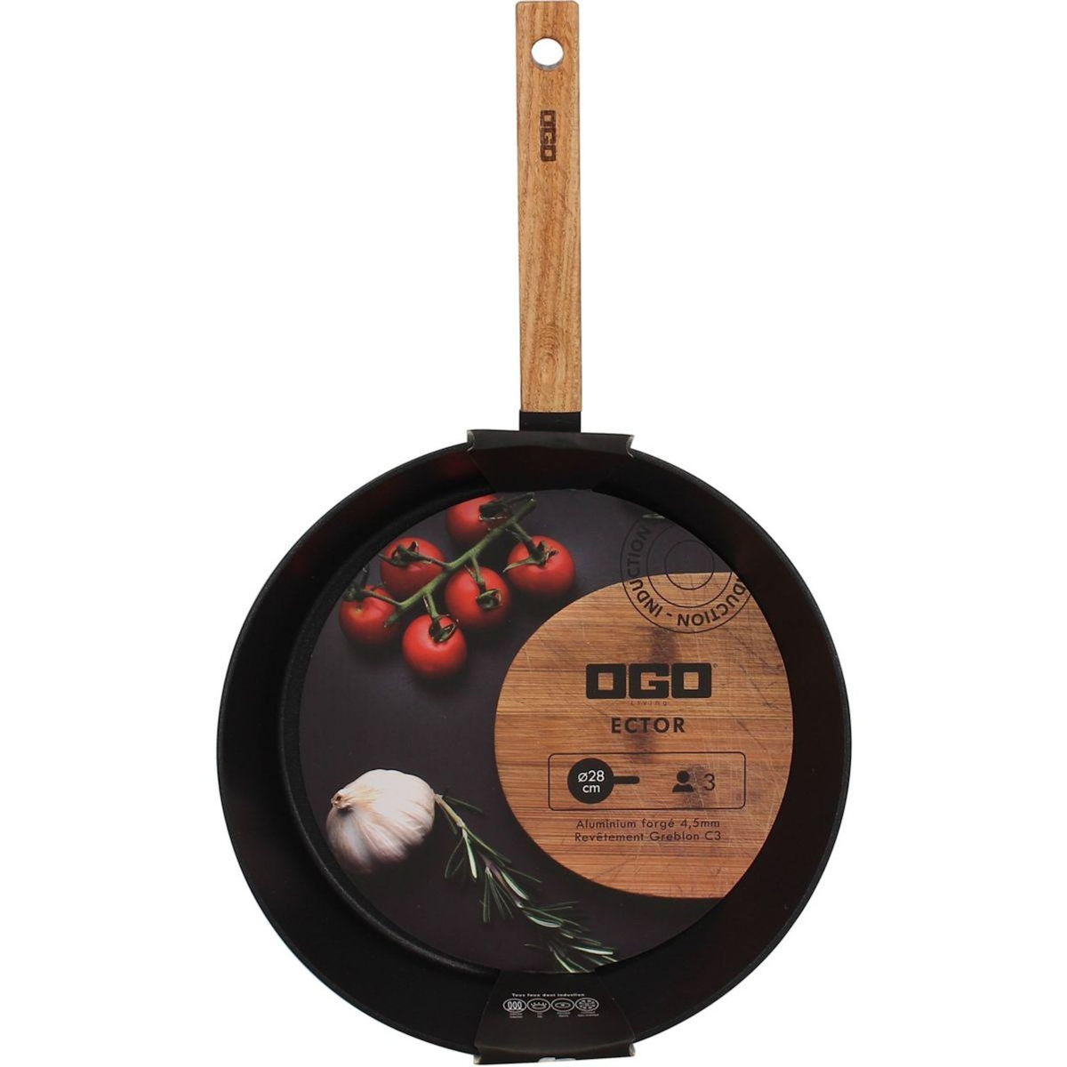 OGO LIVING Poêle 28cm Ector