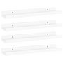 Voir la diapositive 2 : VIDAXL Etageres murales 4 pcs Blanc 40x9x3 cm