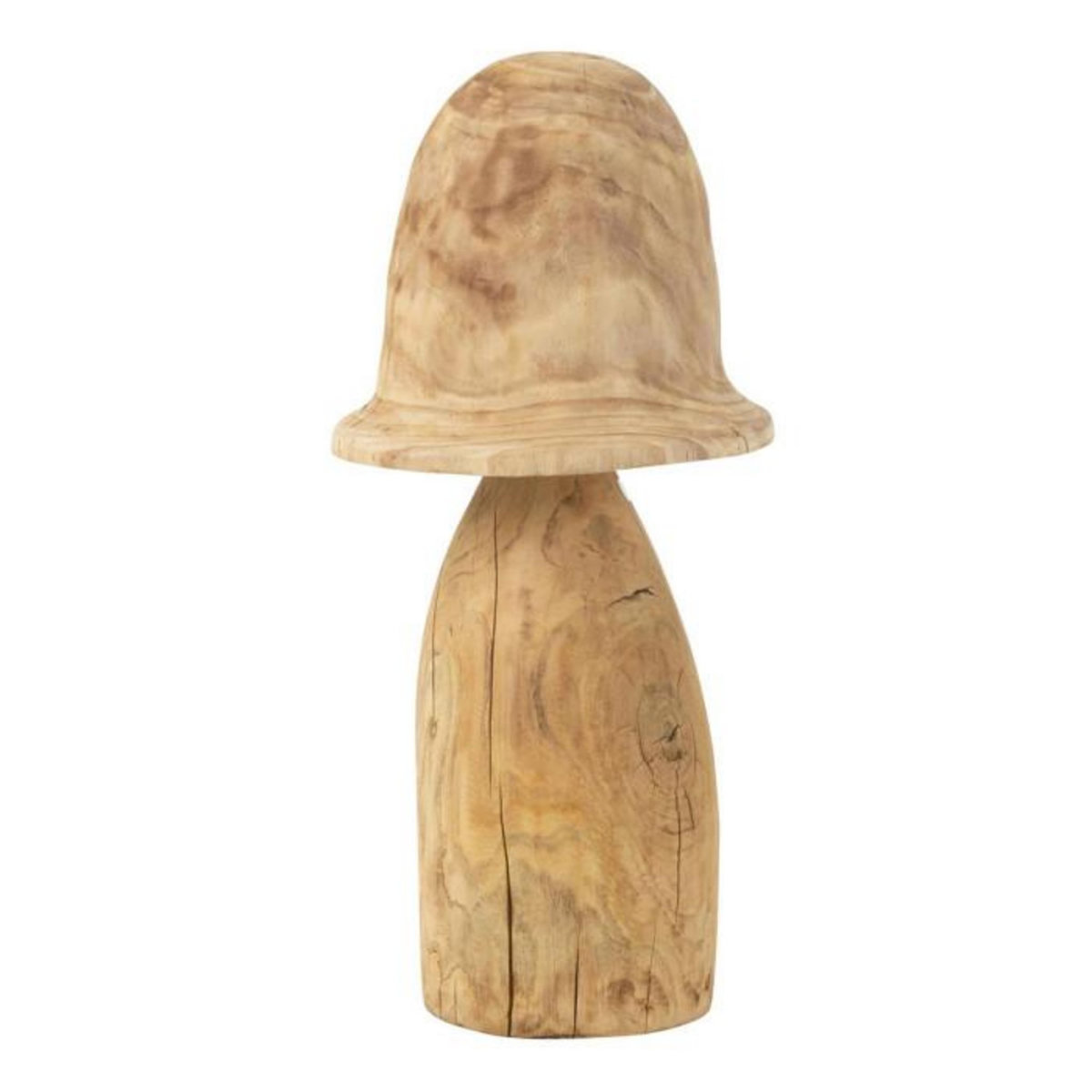 Paris Prix Champignon Déco en Bois  Cloche  70cm Naturel