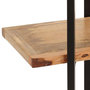 Voir la diapositive 5 : VIDAXL Bibliotheque a 4 niveaux 160x35x160 cm Bois de manguier massif