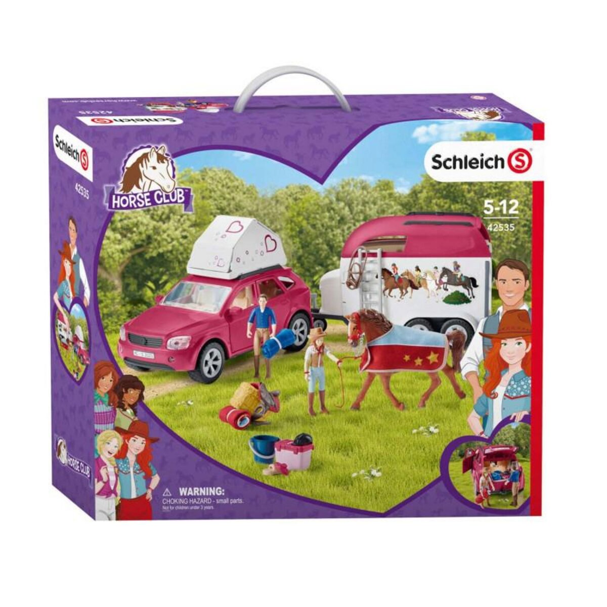 Schleich Schleich Adventure with Car and Horse Trailer 42535