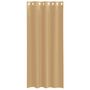 Voir la diapositive 4 : VIDAXL Rideaux en voile avec œillets 2 pcs sable