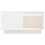 Voir la diapositive 5 : VIDAXL Table basse Blanc 60x61x32,5 cm Bois massif de pin