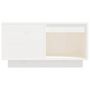 Voir la diapositive 5 : VIDAXL Table basse Blanc 60x61x32,5 cm Bois massif de pin
