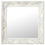 Voir la diapositive 1 : VIDAXL Miroir mural style baroque 50x50 cm Blanc