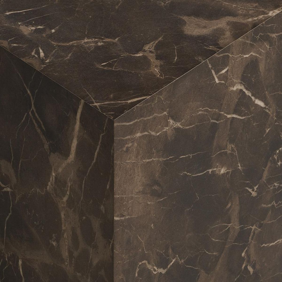 LISA DESIGN Pula - table basse - effet marbre - 80 cm