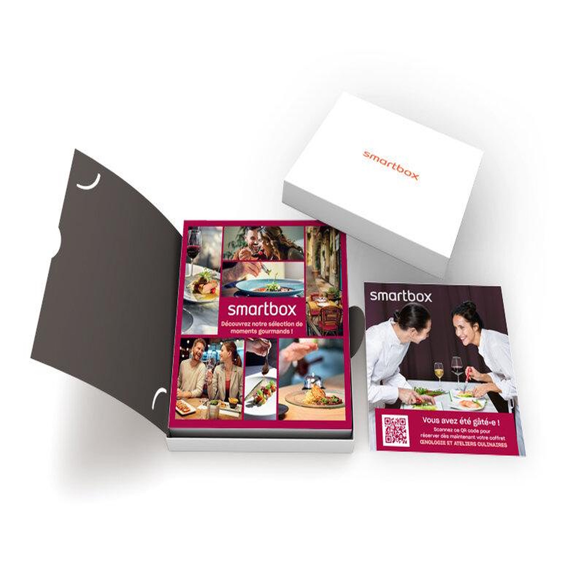 Voir la diapositive 2 : Smartbox Œnologie et ateliers culinaires - coffret cadeau gastronomie