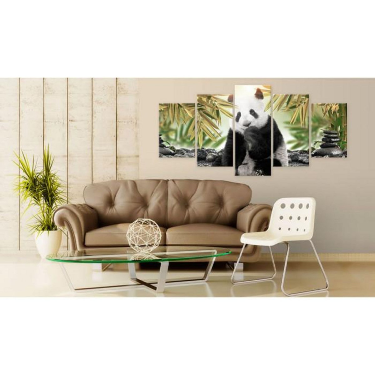 Paris Prix Tableau Imprimé  Cute Panda Bear