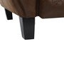 Voir la diapositive 6 : Rendez vous déco Fauteuil marron vieilli en microfibre-Club