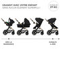 Voir la diapositive 4 : KINDERKRAFT Poussette trio moov 2 pratique et confortable
