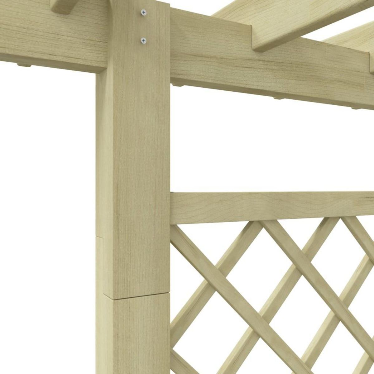 VIDAXL Jardiniere pergola 162 x 56 x 204 cm Bois