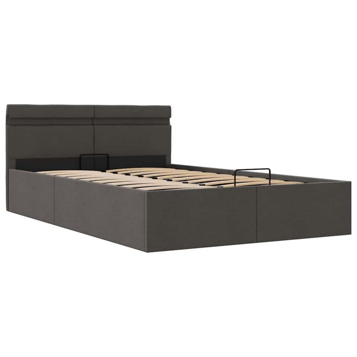 VIDAXL Cadre de lit a rangement hydraulique sans matelas 140x200 cm