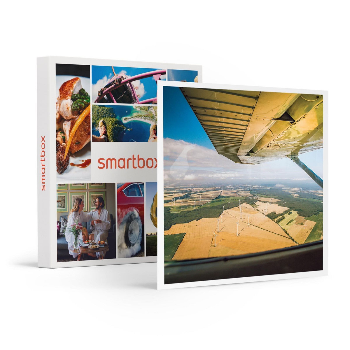 Smartbox Le Mans et ses alentours vus du ciel : survol d'1h pour 2 personnes - Coffret Cadeau Sport & Aventure