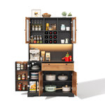 MERAX Buffet. Coloris disponibles : Marron, Blanc, Noir